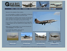 Tablet Screenshot of karo-aviation.nl